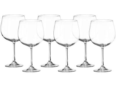 Jogo de Taças para Vinho Cristal 670ml 6 Peças