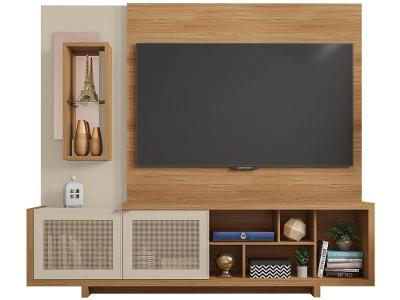 Estante Home para TV até 65” 2 Portas Caemmun Linus