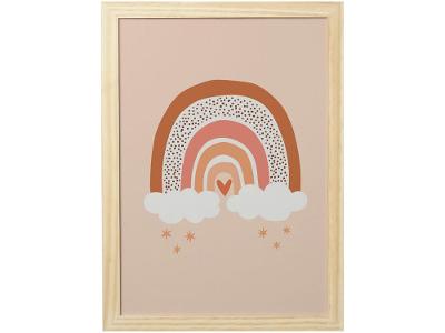 Quadro Decorativo Arco-íris 24,5x34,5cm