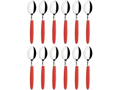 Jogo de Colher Tramontina Ipanema Vermelho 12 Peças
