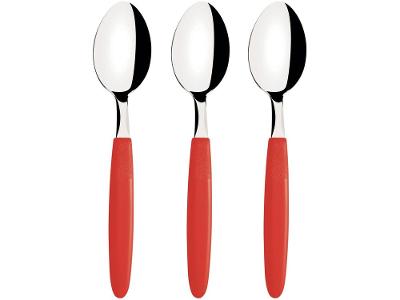 Jogo de Colher Tramontina Ipanema Vermelho 3 Peças