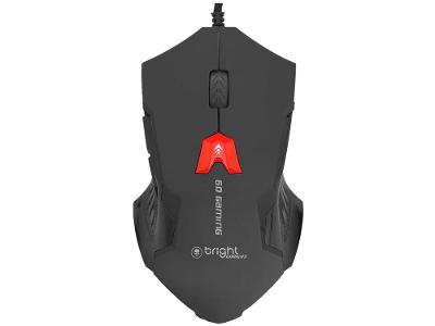 Mouse Gamer RGB Bright Óptico 2400DPI