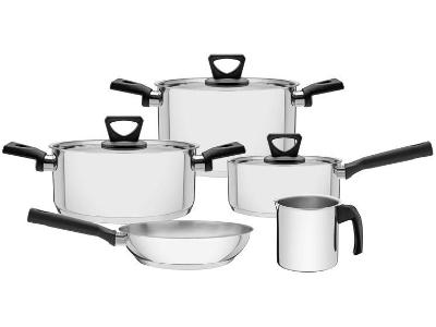 Jogo de Panelas Tramontina Inox 5 Peças