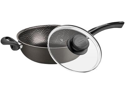 Frigideira Antiaderente Tramontina de Alumínio Paris Chumbo 24cm