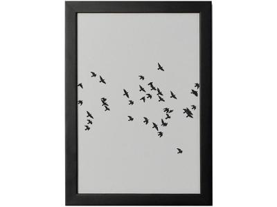 Quadro Decorativo Perto do Mar Pássaros 25x35cm