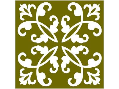 Adesivo de Azulejo Arabesco PVC Adesif N1905768