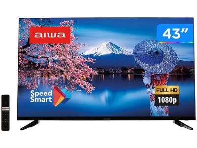 Smart TV 43” Full HD D-LED Aiwa IPS Wi-Fi HDR