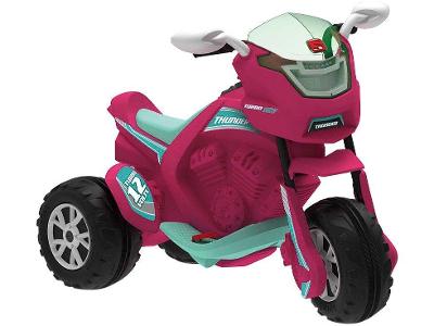 Mini Moto Elétrica Infantil Thunder 2 Marchas 