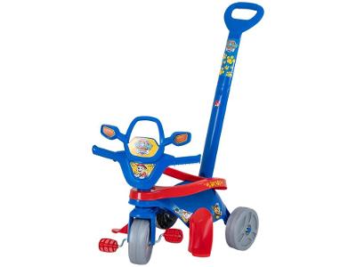 Triciclo Infantil Patrulha Canina Passeio e Pedal