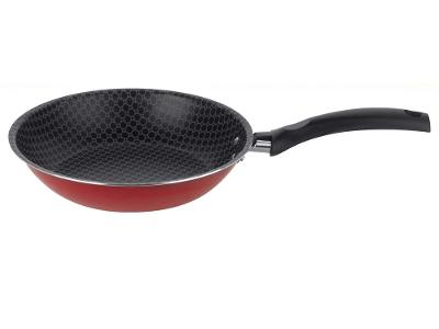 Frigideira Antiaderente Multiflon de Alumínio Essencial Vermelha 22cm
