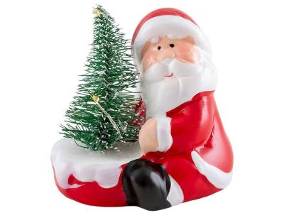 Enfeite Papai Noel com Luzes 9cm Cromus
