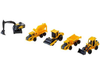 Kit Carrinhos Die-Cast Metal Máquinas Construção