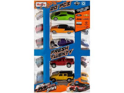 Kit Carrinhos 100 Collection Fresh Metal Twenty