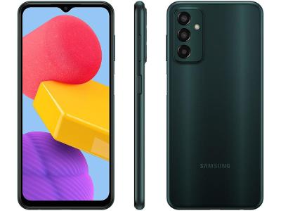 Smartphone Samsung Galaxy M13 128GB Verde 4G Octa-Core 4GB RAM 6,6” Câm. Tripla + Selfie 8MP