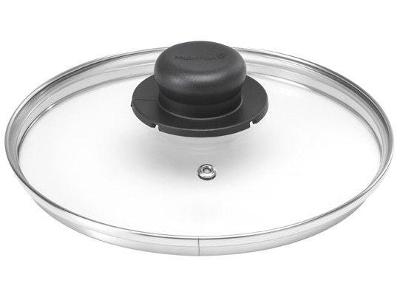 Tampa de Panela de Vidro e Inox Multiflon 14cm