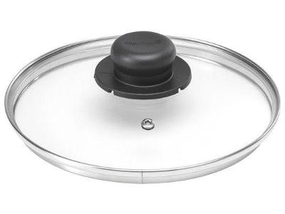 Tampa de Panela de Vidro e Inox Multiflon 16cm