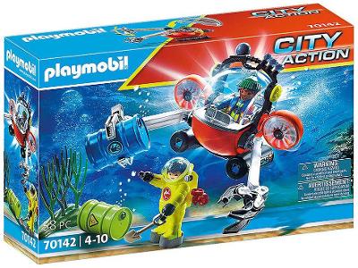 Playset City Action Expedição Ambiental com Barco