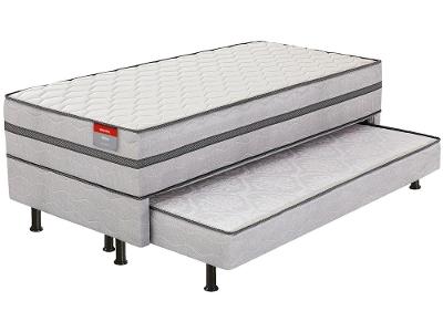 Cama Box Solteiro Reconflex com Cama Auxiliar