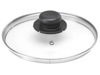 Tampa de Panela de Vidro e Inox Multiflon 18cm
