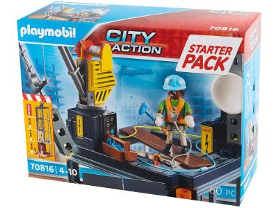 Playset Playmobil Starter Pack Canteiro de Obras