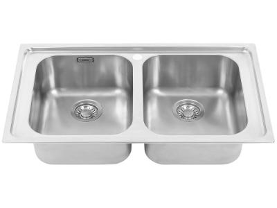 Cuba para Cozinha Franke Dupla Inox de Sobrepor