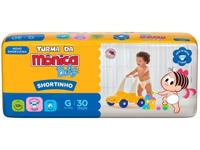 Fralda Shortinho Turma da Monica Baby Tam. G