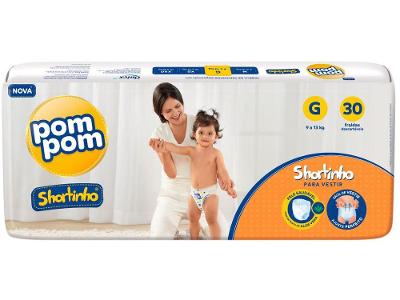 Fralda Shortinho Pom Pom Tam. G