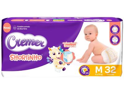 Fralda Shortinho Cremer Tam. M 6 a 10kg