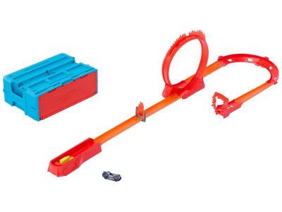 Pista Hot Wheels Caixa de Acrobacias de Fogo