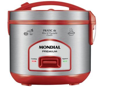 Panela de Arroz Elétrica 6 Xícaras Mondial Premium PE-45-6X
