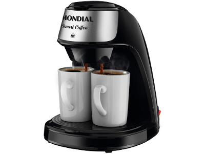 Cafeteira Elétrica Mondial Smart Coffee C-42-2X-BI