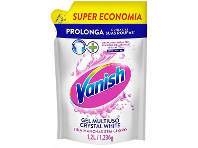 Tira Manchas Vanish Crystal White Sachê Líquido
