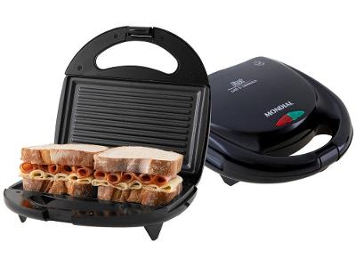 Sanduicheira Mondial Fast Grill S-12 Preta 750W