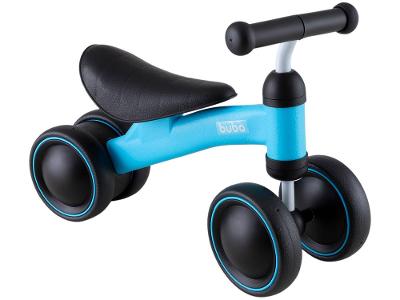 Bicicleta de Equilíbrio Infantil Buba 4 Rodas Azul