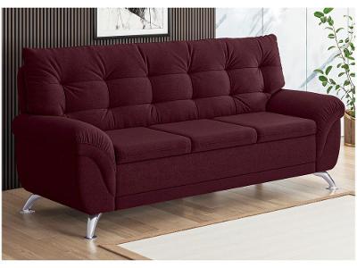 Sofá 3 Lugares Suede Atrium Linoforte