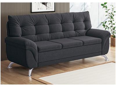 Sofá 3 Lugares Suede Atrium Linoforte