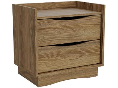 Mesa de Cabeceira 2 Gavetas Kansas Kappesberg