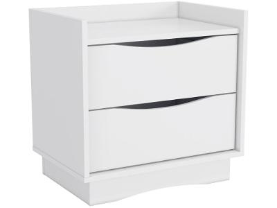 Mesa de Cabeceira 2 Gavetas Kansas Kappesberg