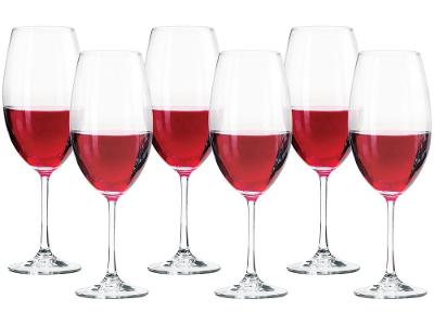 Jogo de Taças para Vinho Cristal 510ml 6 Peças