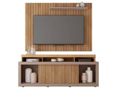 Rack para TV até 70” com Painel 1 Porta Caemmun Aegon