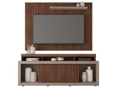 Rack para TV até 70” com Painel 1 Porta Caemmun Aegon