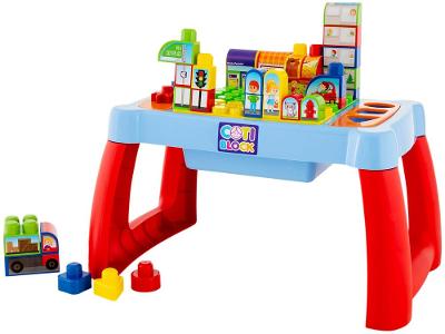 Mesa com Peças de Encaixar Infantil Didática