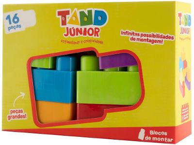 Blocos de Montar Tand Júnior Toyster Brinquedos