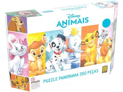 Quebra-cabeça 350 Peças Disney Animais Panorama