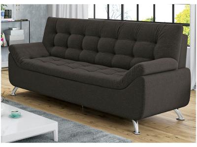 Sofá 3 Lugares Suede Linoforte Durban