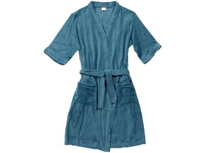 Roupão de Inverno Atlântica Kimono de Microfibra Jeans