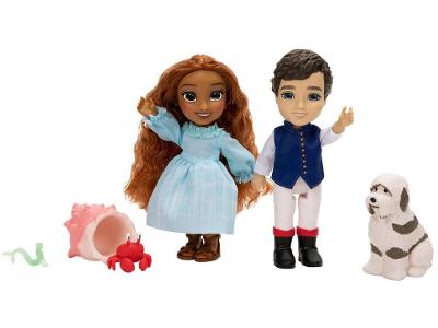 Boneca Disney A Pequena Sereia Ariel e Eric