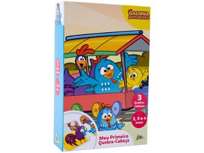 Quebra-cabeça 9 Peças Galinha Pintadinha Jak
