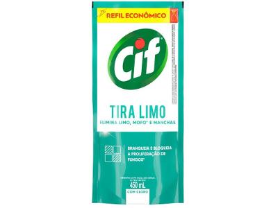 Desinfetante de Banheiro Especialista Cif Tira Limo Com Cloro Refil 450ml