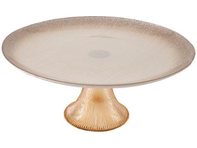Boleira de Vidro Nell Gold 28cm 